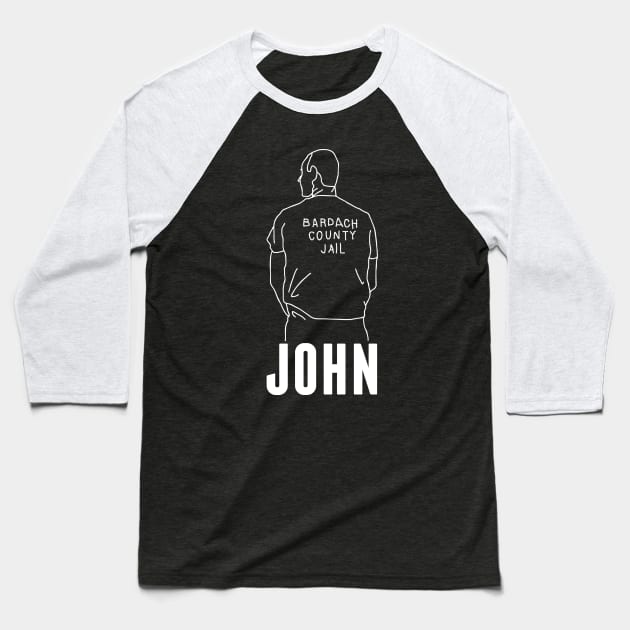 John Baseball T-Shirt by takesick